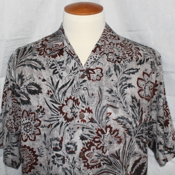 NWT Tommy Bahama Men's Garden of Blooms SS
